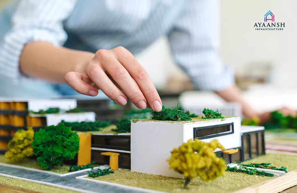 Architectural Model Showcasing Modern Home Planning and Design.