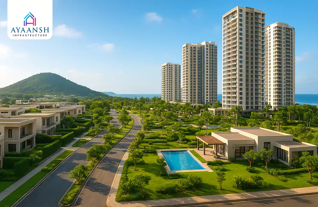 Luxury Apartments and Villas with Greenery and Pool