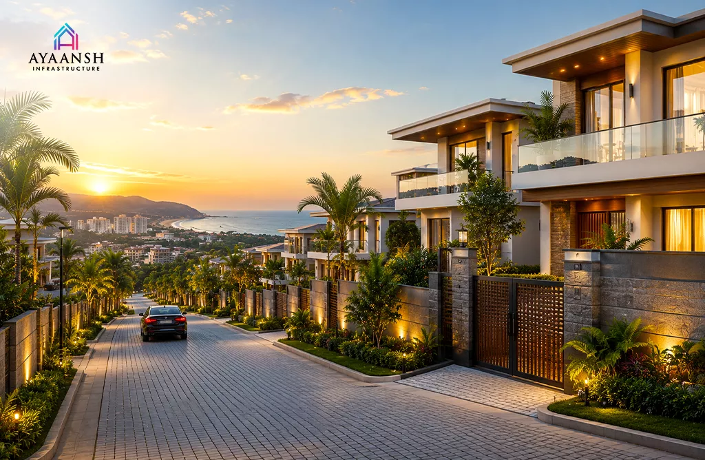 Luxury Gated Community Villas in Vizag with Coastal Views.