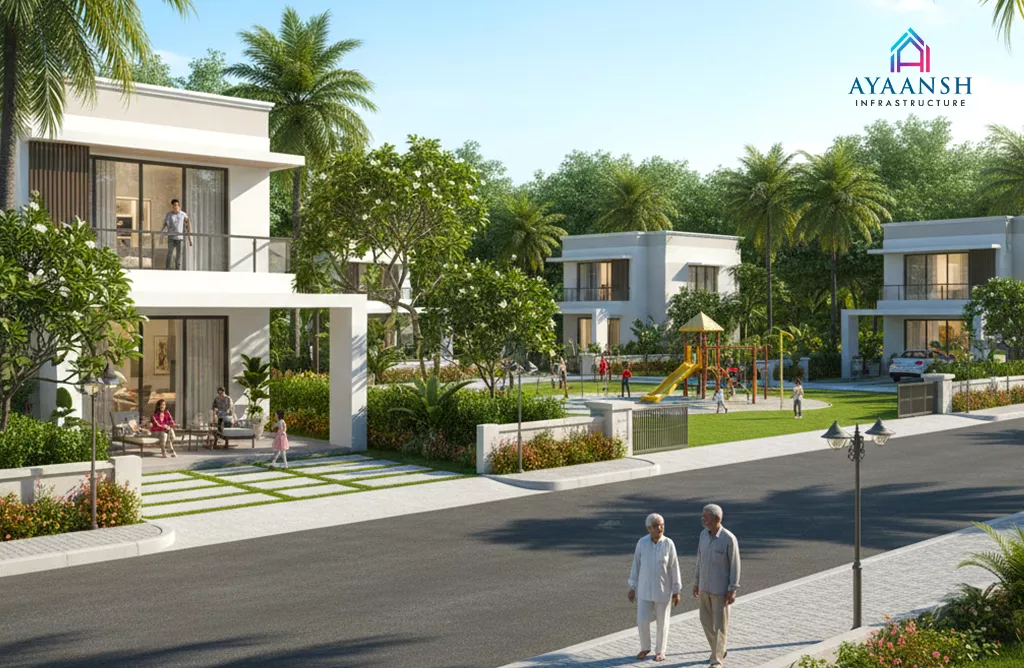 Modern Gated Community with Villas
