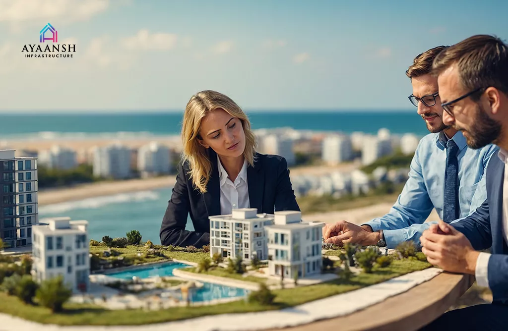 Residential Builders in Visakhapatnam Discussing Coastal Construction Plans. 