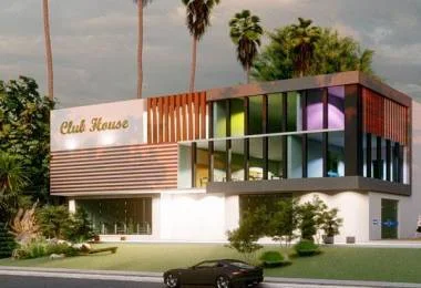 Modern Construction Company with Club House