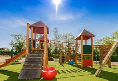 Modern Construction Company with Play Area